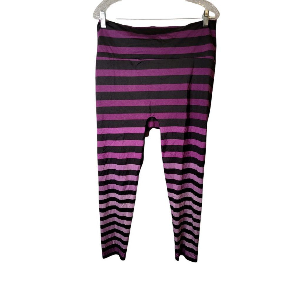 K Deer Size 4XL Women's Leggings Laura Striped Compression Sneaker Length